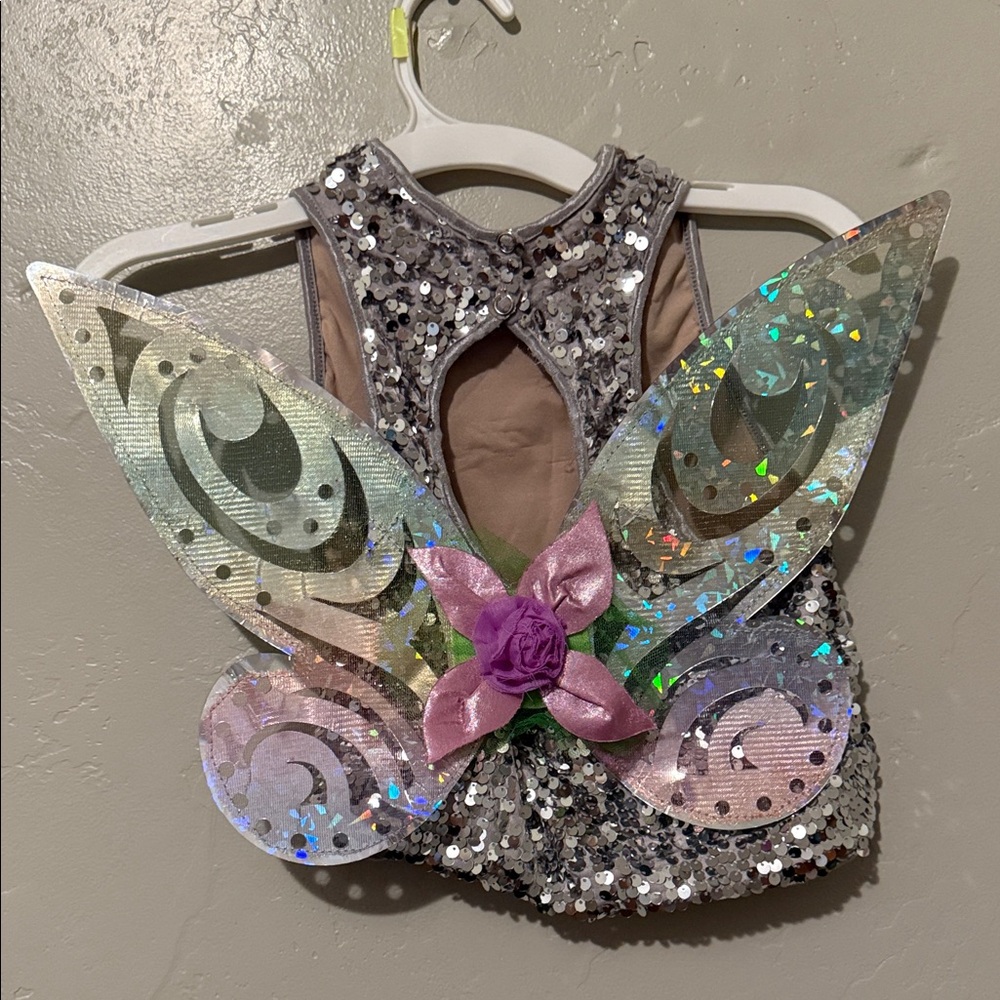 Balera Silver Sequin Fairy Costume Top - Picture 2 of 3
